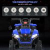 6V ATV, 4 Wheel Beach Buggy, Battery Powered Kids ATV, Forward / Reverse Switch - Blue