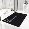 Entrance Doormat Modern Non Slip Bath Mat Absorbent Foot Mat Geometry Bathroom Carpet